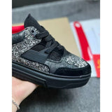 Louboutin-style red bottom shoes exportcl short boots leather fashion catwalk shoes high quality plus size red bottom leather boots