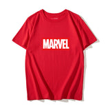 Marvel T Shirt T-shirt Men's Short Sleeve Captain America Couple Clothes