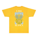 Casablanca T Shirts Fashion Print Street