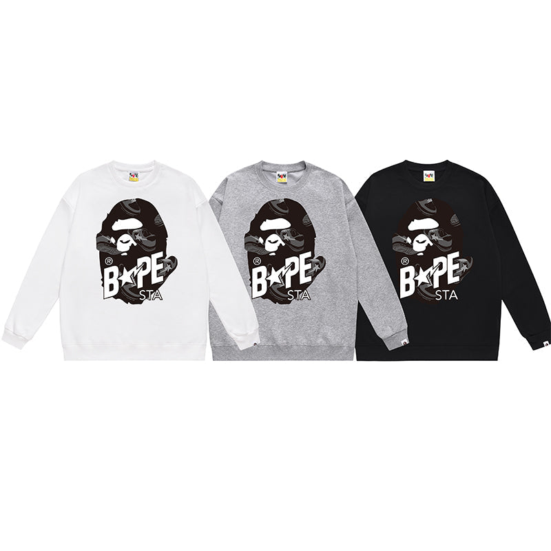 Bathing ape Crew neck sweatshirt