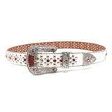 Hip-hop punk rhinestone belt punk style