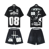 HS T-Shirt And Shorts Two-Piece Set