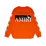 Amiri Long Sleeved Shirt Printed Trendy Pure Cotton