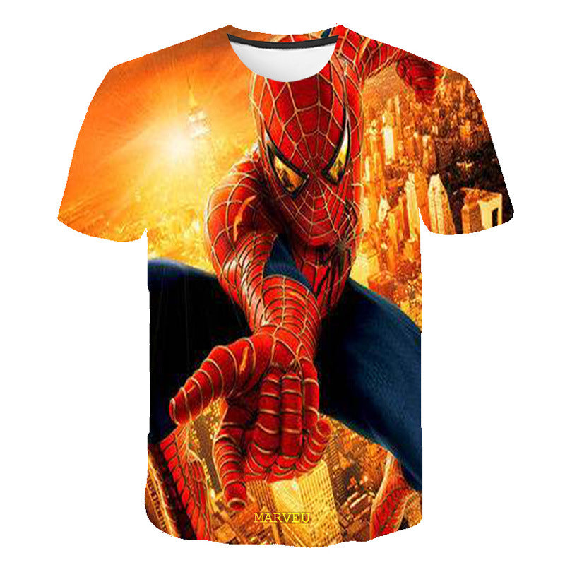 Marvel T Shirt Summer Men's T-shirt Printed Short Sleeve
