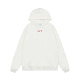OFF WHITE Hoodie Trendy Street Style Personalized Cotton