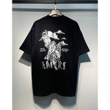 Amiri T Shirts Fashion Print Couple High Street