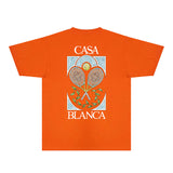 Casablanca T Shirts Fashion Print Street