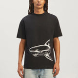 Palm Angels T Shirts Sketch Break Shark Alphabet Short Sleeve T-Shirt