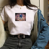Stranger Things T Shirt Stranger Things3 Pattern Crew Neck Polyester Women's Printed Wear T-shirt
