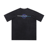 Marilyn Manson T Shirt Eris Black Ins Vintage Cotton Short Sleeve Men and Women