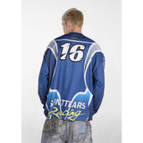 Men Long Sleeve Shirt Saint Michael Loose Long Sleeve Shirt