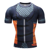 Marvel T Shirt Tight Men's Sports Fitness 3D Men's Clothing