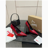 Louboutin-style red bottom shoes fashion style gridsclelegant test empty red bottom nude pink high heels.cm pointed toe sandals
