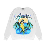 Amiri Sweatshirt Printed Trendy Pure Cotton