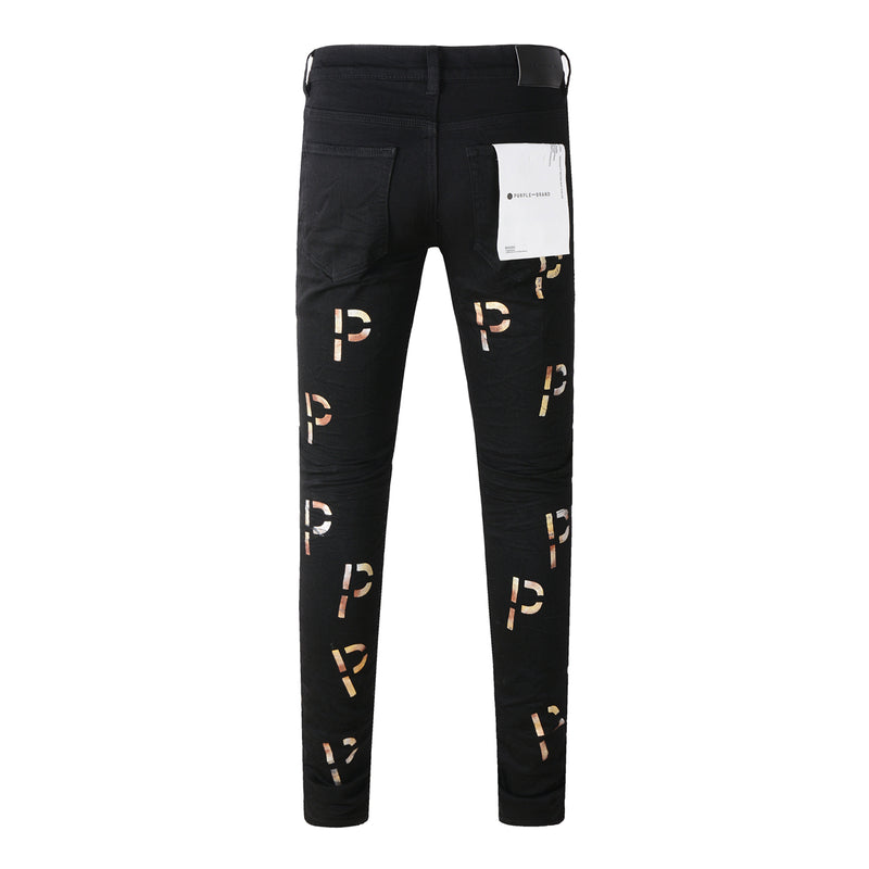 Purple Brand Jeans Pure Cotton High Street Trend #9008