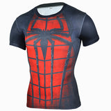 Marvel T Shirt Marvel Short-Sleeved T-shirt Men's Fitness