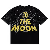 Godspeed T Shirts Astronaut Earth Gypsy Printing Cotton Casual Short Sleeve Men and Women
