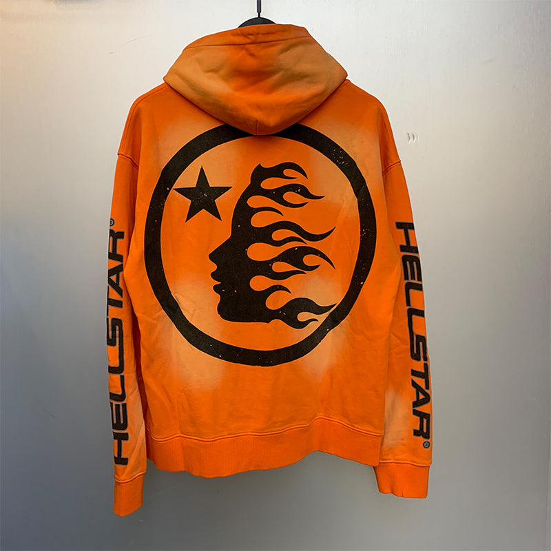 HS Hoodie Retro Printed Loose Autumn and winter