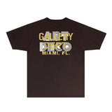 Gallery Dept T Shirt Retro Printed Loose Short-Sleeved Shirt