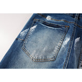 Purple Brand Jeans Pure Cotton High Street Trend