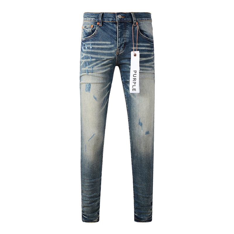Purple Brand Jeans Pure Cotton High Street Trend