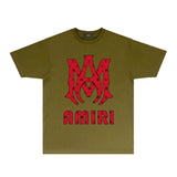 Amiri T Shirts Printed Trendy Pure Cotton