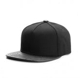Trendy flat brimmed hat pure blank blank light board