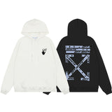 OFF WHITE Hoodie Trendy Street Style Personalized Cotton