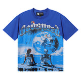 Godspeed t Shirts Tech Man Earth Printing Cotton Casual Short Sleeves Men and Women