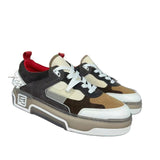 Louboutin-style red bottom shoes cl men's shoes rivets gz red bottom shoes thick sole sports casual luxury classy sneakers genuine leather light