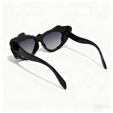 Trendy punk glasses devil eyes halloween gothic style