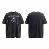 SAINT MICHAEL Vintage T Shirt Rock Band James Hetfield Punk Men