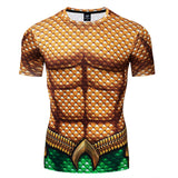 Marvel T Shirt Tights Sports Quick-Drying Top Marvel Short Sleeve T-shirt Men