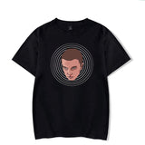 Stranger Things T Shirt Upside-down-Logo Spring/Summer Stranger Things round Neck T