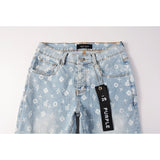 Purple Brand Jeans Pure Cotton High Street Trend #9089