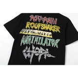 Travis Scott T Shirts Cactus Jack x Utopia Utopia joint short sleeve