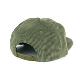 Trendy flat brimmed hat corduroy heattech breathable