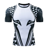 Marvel T Shirt Tight Men's Sports Fitness 3D Men's Clothing