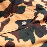 Shark Print Coat Autumn And Winter Men'S Fashion Day Shark Head Camouflage Cotton Jacket Jacket Coat