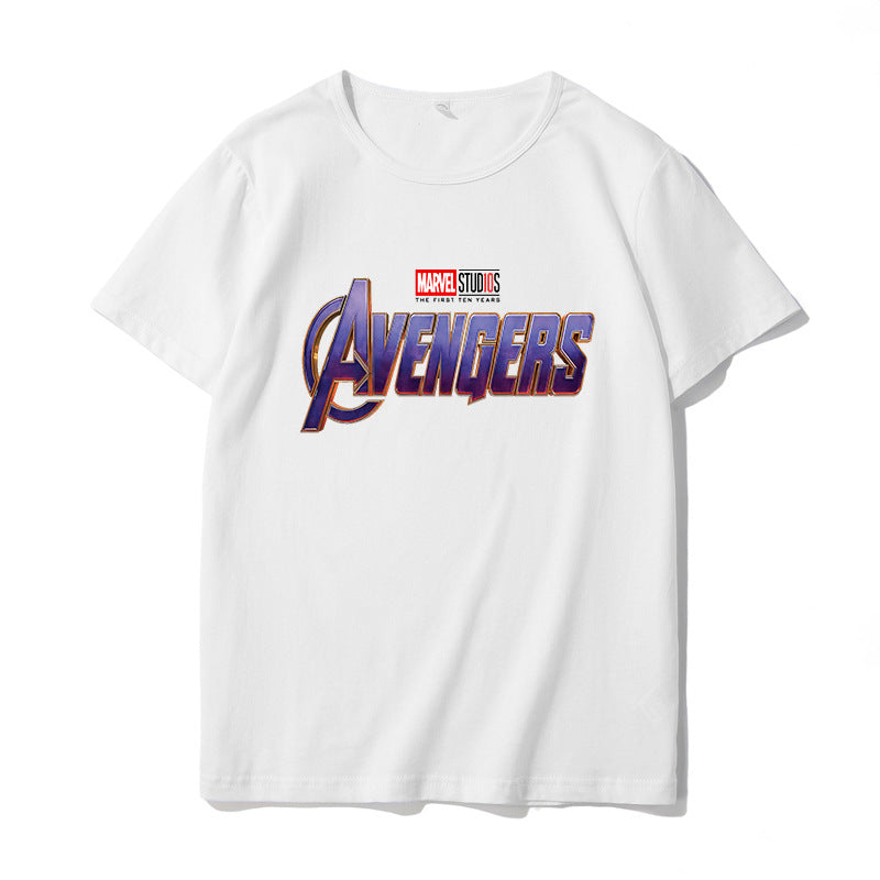 Marvel T Shirt Marvel Co-Branded T-shirt Avengers Half Sleeve