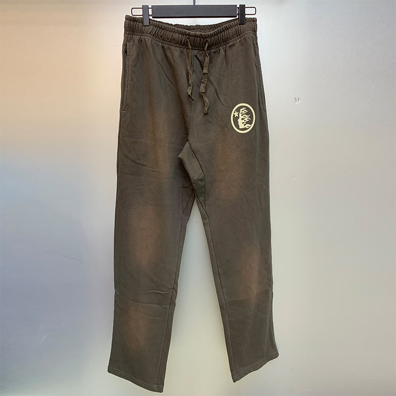 HS Pant Retro Printed Loose Autumn and winter