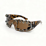 Trendy punk glasses retro
