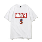 Marvel T Shirt Summer Short Sleeve Trendy Loose Printed Men's T-shirt