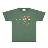 Casablanca T Shirts Fashion Print Street