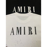 Amiri T Shirts Fashion Print Couple High Street