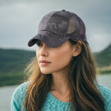 Womens Hat Camouflage Mesh Baseball Cap