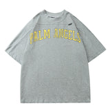 Palm Angels T Shirts Short Sleeve T-shirt Men and Women Loose Half Sleeve
