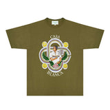 Casablanca T Shirts Fashion Print Street