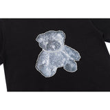 We11 Done T Shirts Little Bear Cartoon Pattern Oversize Loose Couple