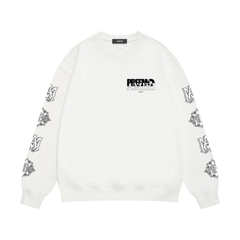 Amiri Sweatshirt Printed Trendy Pure Cotton